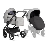 Универсальная коляска 2 в 1 Tutis Leo3 plus Warm Grey